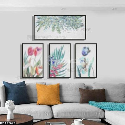 File PSD File tranh hiện đại pha lê gương HD12963 (bản gốc) độ phân giải cao