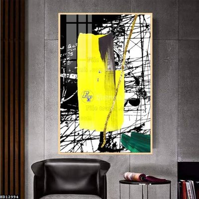 File in trần File tranh hiện đại pha lê gương HD12994 (file gốc) phong thủy