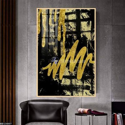 Tải file File tranh hiện đại pha lê gương HD13007 (gốc) chủ đề phong thủy