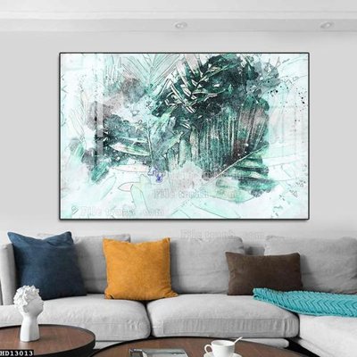 File gốc File tranh hiện đại pha lê gương HD13013 (ảnh chi tiết) để in lụa