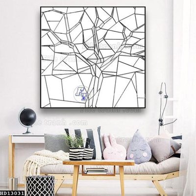 File gốc File tranh hiện đại pha lê gương HD13031 (in ấn) không giới hạn