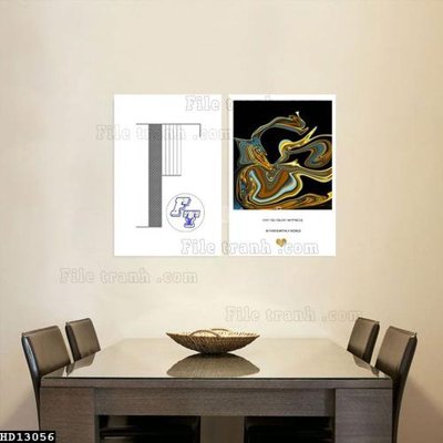 File tranh gốc File tranh hiện đại pha lê gương HD13056 (bản đẹp) độc quyền