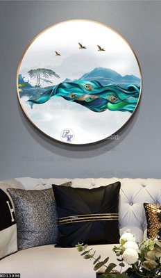 File tranh File tranh hiện đại pha lê gương HD13096 (bản gốc) treo phòng ăn