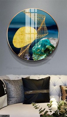 File gốc File tranh hiện đại pha lê gương HD13128 (in mica) cắt laser