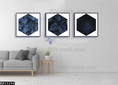 File in lụa File tranh hiện đại pha lê gương HD13150 (chất lượng cao) File tranh hiện đại pha lê gương HD13150