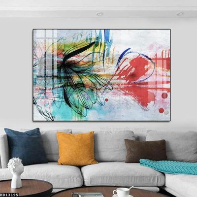 File gốc File tranh hiện đại pha lê gương HD13195 (cho in ấn) từ kho Filetranh