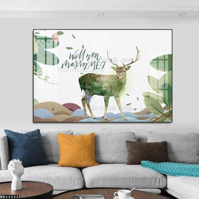 Tải file File tranh hiện đại pha lê gương HD13233 (gốc) để in ấn ngay