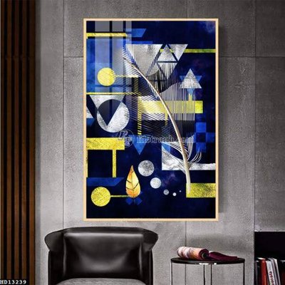 File gốc File tranh hiện đại pha lê gương HD13239 (cho in UV) siêu nét