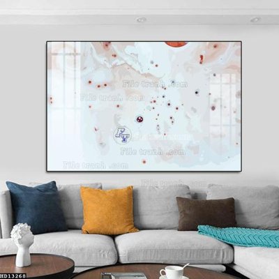 File gốc File tranh hiện đại pha lê gương HD13268 (chuẩn CMYK) cho nhà in