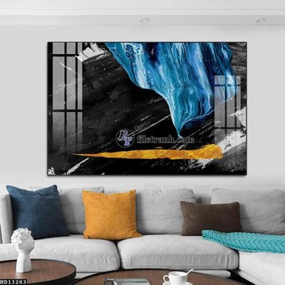 File tranh File tranh hiện đại pha lê gương HD13283 (file gốc) chủ đề phong thủy