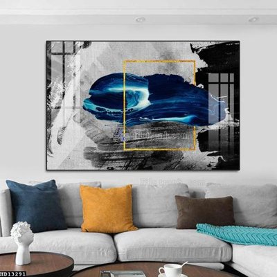 File gốc File tranh hiện đại pha lê gương HD13291 (in mica) cắt laser