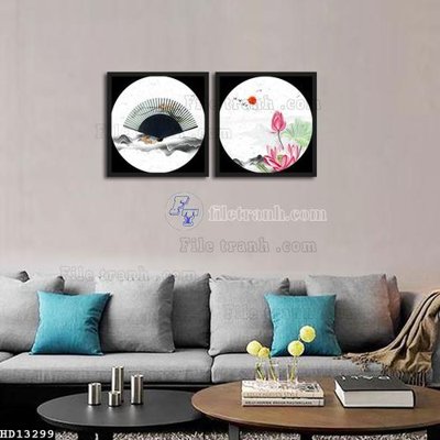 Tải file File tranh hiện đại pha lê gương HD13299 (PSD) cho in tranh kính