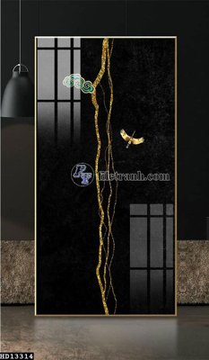 File tranh File tranh hiện đại pha lê gương HD13314 (gốc) chủ đề thành phố