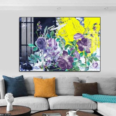 File gốc File tranh hiện đại pha lê gương HD13335 (in ấn) màu sắc trung thực