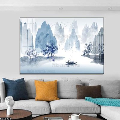 File ảnh File tranh hiện đại pha lê gương HD13338 (gốc) in poster