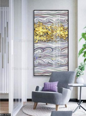 File tranh File tranh hiện đại pha lê gương HD13358 (gốc) in film