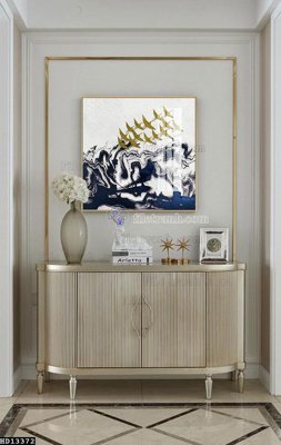 File gốc in mica File tranh hiện đại pha lê gương HD13372 chất lượng