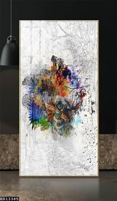 File gốc File tranh hiện đại pha lê gương HD13385 (phiên bản chuẩn) để in ấn
