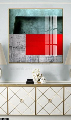 File in lụa File tranh hiện đại pha lê gương HD13393 (chất lượng cao) File tranh hiện đại pha lê gương HD13393