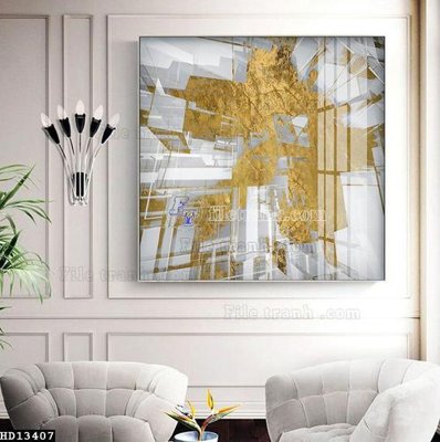 File gốc File tranh hiện đại pha lê gương HD13407 (trang trí) phòng ngủ