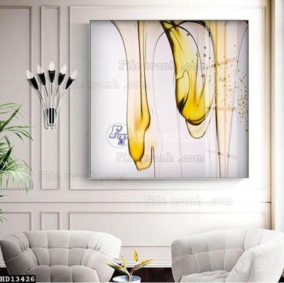 File gốc in ấn File tranh hiện đại pha lê gương HD13426 chất lượng vượt trội