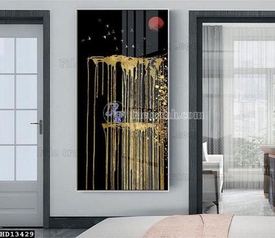 File tranh File tranh hiện đại pha lê gương HD13429 (bản gốc) treo phòng ăn
