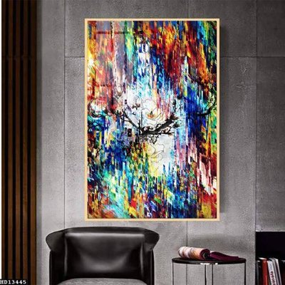 File tranh File tranh hiện đại pha lê gương HD13445 (file gốc) chuẩn màu in