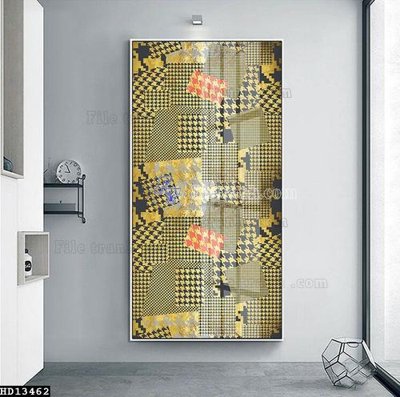 Chi tiết file gốc File tranh hiện đại pha lê gương HD13462 (cho in tráng gương)