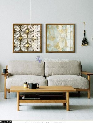 File gốc File tranh hiện đại pha lê gương HD13514 (chuẩn màu) cho in offset