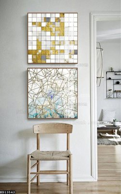 Tải file PSD File tranh hiện đại pha lê gương HD13542 (nguyên layer) để in