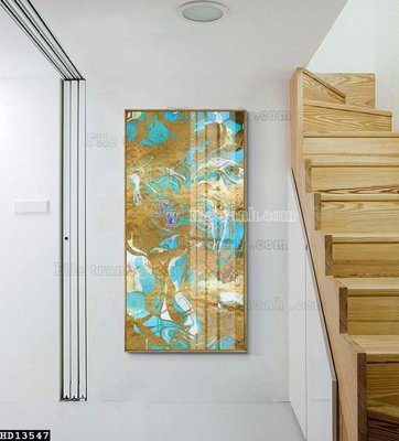 File gốc in ấn File tranh hiện đại pha lê gương HD13547 chuẩn màu CMYK