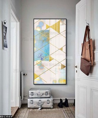 Tải về hình ảnh gốc File tranh hiện đại pha lê gương HD13569 sắc nét