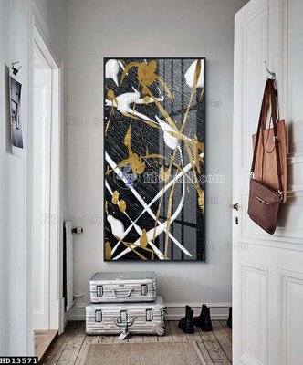 File tranh gốc PSD File tranh hiện đại pha lê gương HD13571 còn nguyên layer