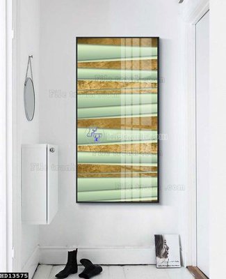 File gốc in tráng gương File tranh hiện đại pha lê gương HD13575 chi tiết