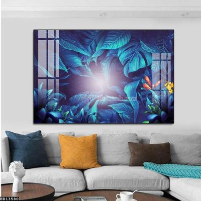 Tải file File tranh hiện đại pha lê gương HD13580 (gốc) chủ đề tôn giáo