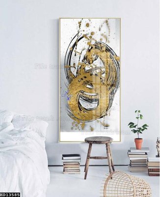 Tệp tin gốc File tranh hiện đại pha lê gương HD13585 (dùng cho in ấn) chuyên nghiệp