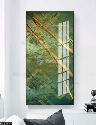 File gốc File tranh hiện đại pha lê gương HD13597 (in lụa) chi tiết cao