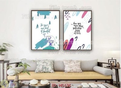 File tranh quảng cáo File tranh hiện đại HD136 (download file gốc)