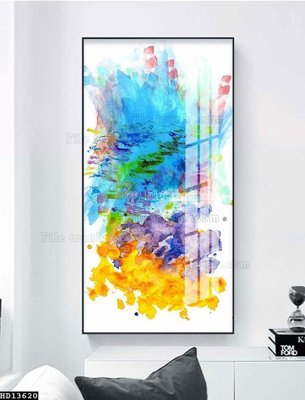 Tải file File tranh hiện đại pha lê gương HD13620 (gốc) làm tranh treo tường