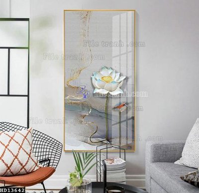 Chi tiết file ảnh File tranh hiện đại pha lê gương HD13642 sắc nét