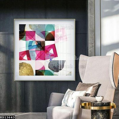 File tranh File tranh hiện đại pha lê gương HD13643 (gốc) chủ đề thành phố