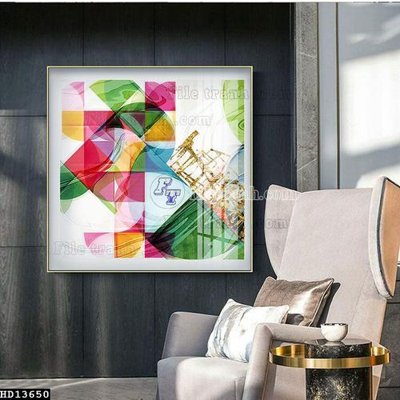 Hình ảnh file gốc File tranh hiện đại pha lê gương HD13650 (chất lượng cao)