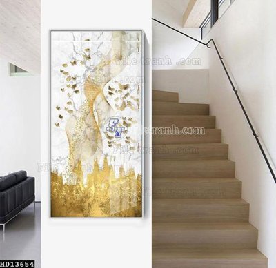 Download file gốc File tranh hiện đại pha lê gương HD13654 (in lụa) cao cấp