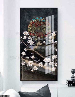 Ảnh gốc File tranh hiện đại pha lê gương HD13661 (siêu chi tiết) để in ấn