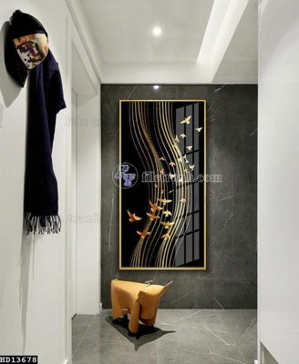 File in trần File tranh hiện đại pha lê gương HD13678 (file gốc) hoa văn 3D