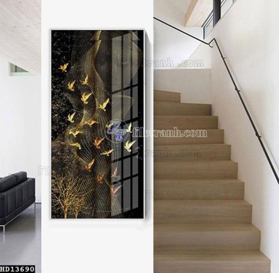 File gốc in ấn File tranh hiện đại pha lê gương HD13690 (sẵn sàng tải về)