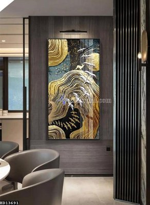 Tải về hình ảnh gốc File tranh hiện đại pha lê gương HD13691 sắc nét