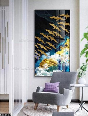 File gốc File tranh hiện đại pha lê gương HD13693 (thiết kế) cho in ấn