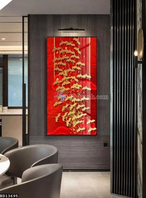 File tranh gốc File tranh hiện đại pha lê gương HD13695 (sắc nét từng chi tiết)