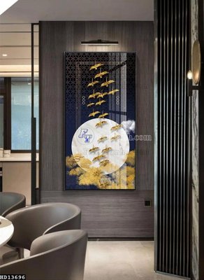 File tranh gốc File tranh hiện đại pha lê gương HD13696 (sắc nét từng chi tiết)